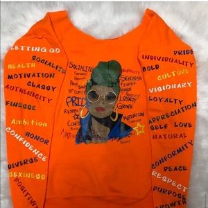 ATTITUDE (Off the shoulder sweatshirt)